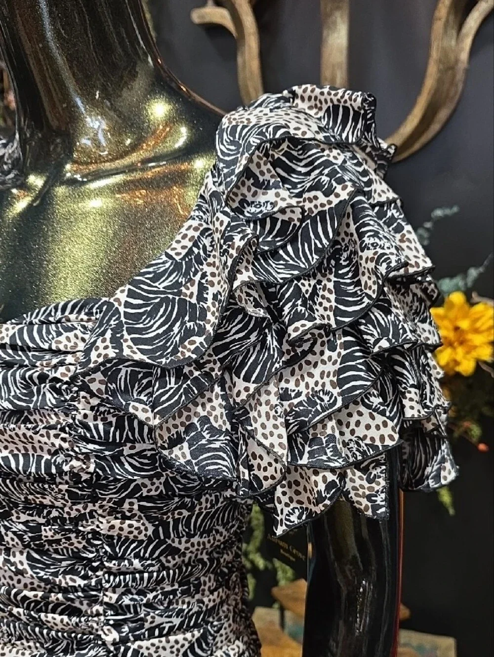 Zara top black